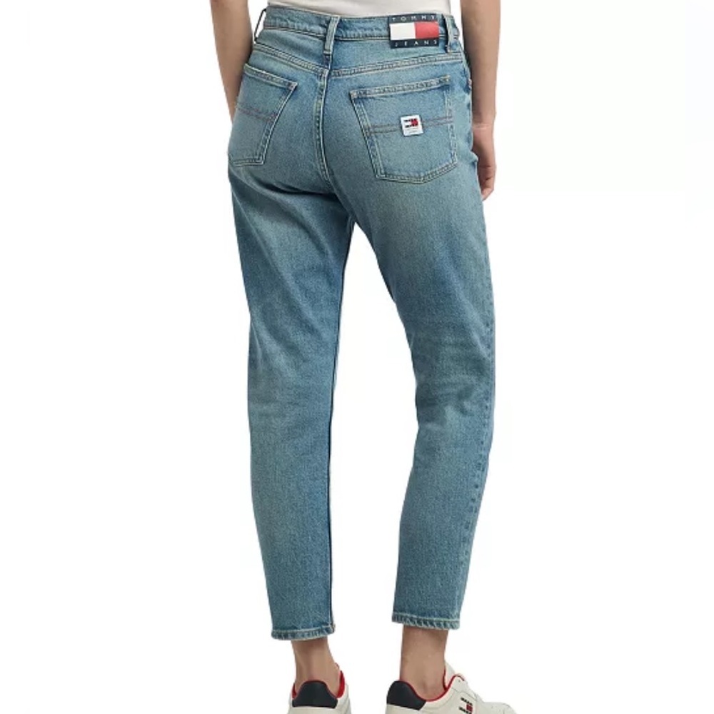 Tommy Jeans Women's Izzie High Rise Slim-Fit Ankle Jeans - DENIM LIGHT - Picture 6 of 7